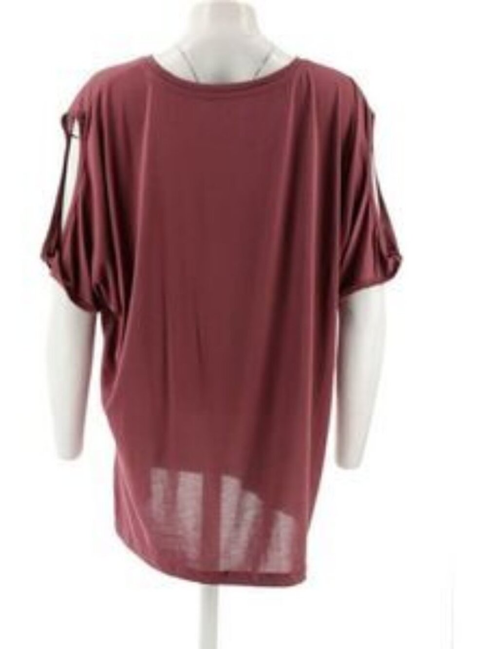 Lisa Rinna Collection Split Sleeve Knit Top - Picture 4 of 5